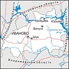 Vector clipart: Ivanovo oblast map