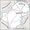 Kaluga oblast map