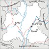 Векторный клипарт: карта Липецкой области