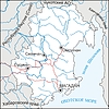 Magadan oblast map