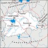 Карта Новгородской области | Векторный клипарт