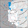 Карта Псковской области | Векторный клипарт