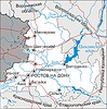 Карта Ростовской области | Векторный клипарт