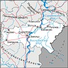 Карта Саратовской области | Векторный клипарт