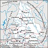 Векторный клипарт: карта Свердловской области