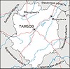 Tambov oblast map