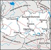 Vector clipart: Tver oblast map