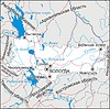 Karte von Oblast Vologda | Stock Vektrografik