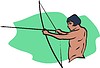 Vector clipart: aborigine