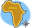 Vector clipart: Africa