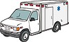 Машина скорой помощи | Векторный клипарт