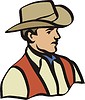 Vector clipart: American Cowboy