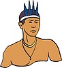 Vector clipart: American Indian