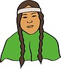 Vector clipart: American Indian