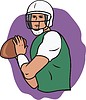 Vector clipart: american football