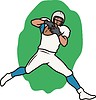 Vector clipart: american football