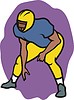 Vector clipart: american football