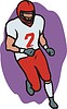 Vector clipart: american football