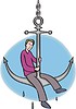 man on anchor