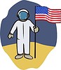 Vector clipart: astronaut