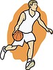 Vector clipart: basketball