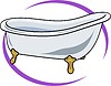 Vector clipart: bathtub