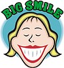 Vector clipart: big smile