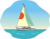 Vector clipart: inflatable boat