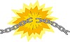 Vector clipart: broken chain