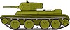 Vector clipart: tank BT 5