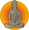 Vector clipart: Buddha