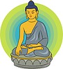 Vector clipart: Buddha