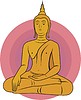 Vector clipart: Buddha