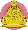 Vector clipart: Buddha