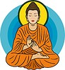 Vector clipart: Buddha