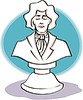 Vector clipart: bust