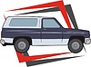 Vector clipart: jeep