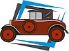 Vector clipart: vintage car