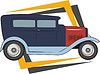 Vector clipart: antique car