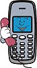 Vector clipart: cellular phone