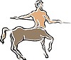 Vector clipart: centaur