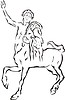 Vector clipart: centaur