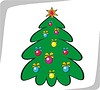 Vector clipart: Christmas tree