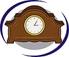 Vector clipart: clock