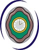 Vector clipart: clock