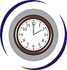 Vector clipart: clock