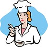 Vector clipart: cook