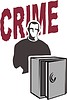 Vector clipart: crime