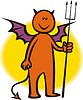 Vector clipart: devil