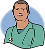 Vector clipart: doctor